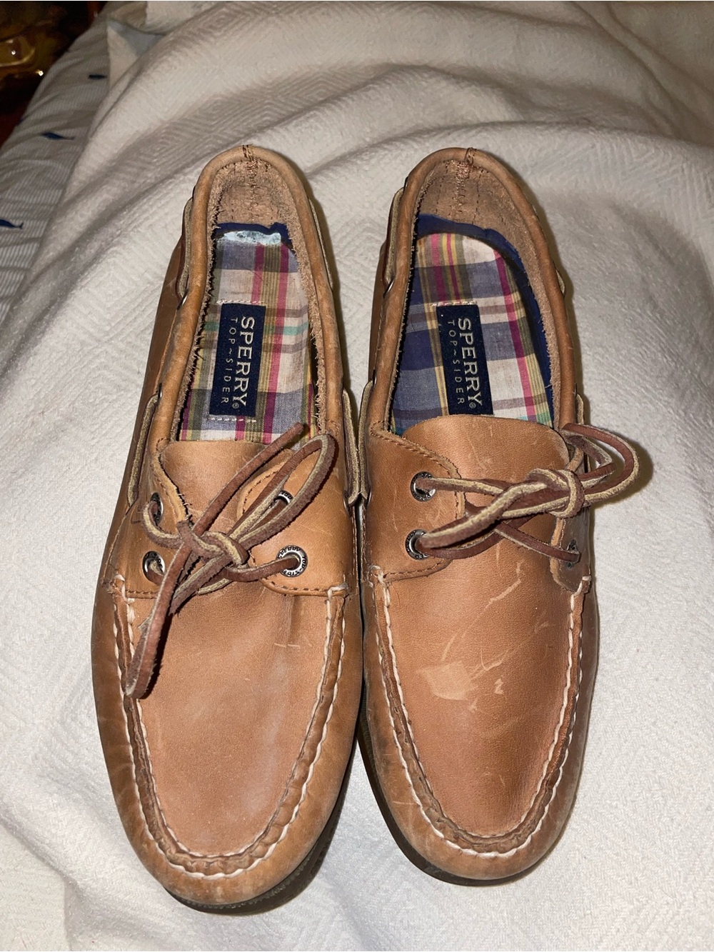 Sperry Women's Tan Leather Boat Shoes